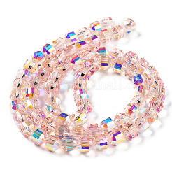 Electroplate Rondelle Glass Beads Strands&nbsp;EGLA-A036-09A-AB02