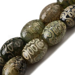 Tibetan Style dZi Beads Strands&nbsp;G-S389-A11