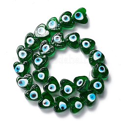 Handmade Evil Eye Lampwork Beads&nbsp;LAMP-F021-02B