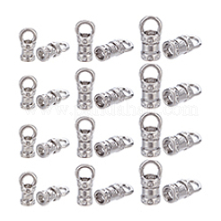 60Pcs 3 Styles Brass Cord End&nbsp;FIND-PH0021-23