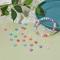 600Pcs 12 Colors Transparent Acrylic Beads&nbsp;TACR-YW0001-34