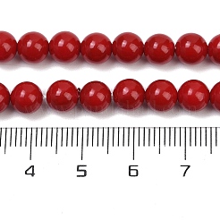 Shell Pearl Beads Strands&nbsp;BSHE-K015-6mm-01