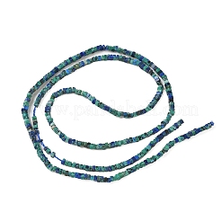 Natural Chrysocolla and Lapis Lazuli Beads Strands&nbsp;G-G271-G03-1x1.5mm