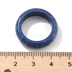 Natural Gemstone Plain Band Ring for Women&nbsp;RJEW-P044-01A-M