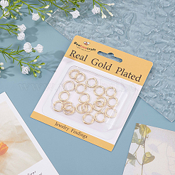 10 Pairs Brass Huggie Hoop Earrings&nbsp;EJEW-BBC0002-21