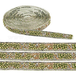 Hotfix Rhinestone Ribbon Trimming&nbsp;DIY-TAC0051-002C-1