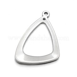 Tarnish Resistant Triangle Ring 304 Stainless Steel Pendants&nbsp;STAS-N073-20