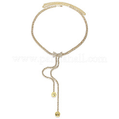 Bowknot Alloy Full Crystal Rhinestone Tassel Waist Belly Chains for Women&nbsp;FS-WG8B8BC-01