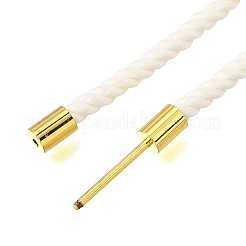 3MM Round Nylon Milan Cord Necklaces Making&nbsp;NJEW-H091-01G-30