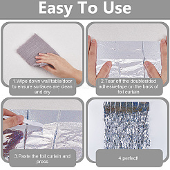 Plastic Foil Fringe Curtains&nbsp;DIY-WH20011-33A