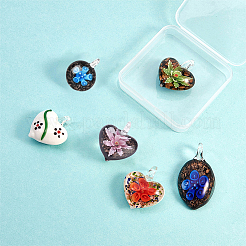 Handmade Lampwork Pendants&nbsp;LAMP-SC0001-01