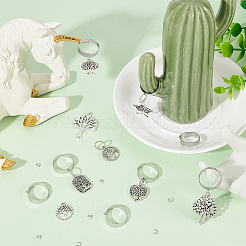 DIY Charms Adjustable Ring Making Kit&nbsp;DIY-UN0004-87