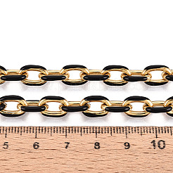 304 Stainless Steel Enamel Cable Chains&nbsp;CHS-ZX006-06H