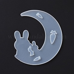 DIY Animal on the Crescent Moon Big Pendant Silhouette Silicone Molds&nbsp;LS-DIY-F125-02
