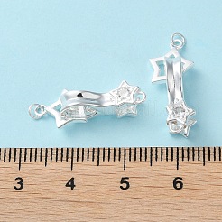 925 Sterling Silver Fold Over Clasps&nbsp;STER-D005-10S