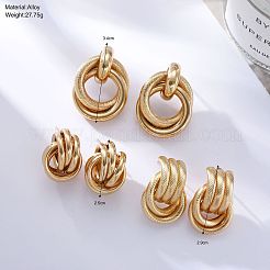 3 Pairs Retro Alloy Stud Earrings&nbsp;FS-WG5E7DF-01