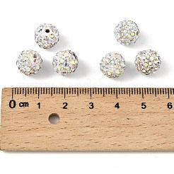 Polymer Clay Rhinestone Beads&nbsp;LS-RB-N006-18