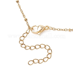 Dyed Natural Malaysia Jade Faceted Rondelle Beaded 304 Stainless Steel Satellite Chain Necklaces for Women&nbsp;NJEW-JN05783-03