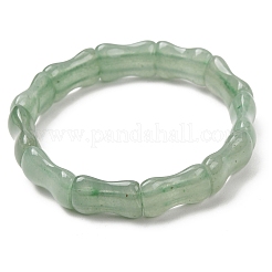 Bamboo Natural Green Aventurine Beads Stretch Bracelets for Women Men&nbsp;BJEW-K272-01P