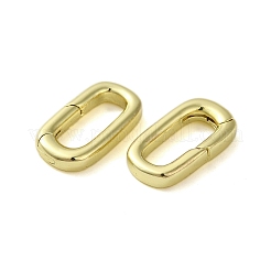 Brass Spring Gate Rings&nbsp;KK-B089-04G