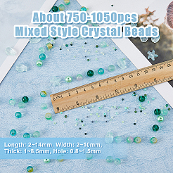 3 Bags Glass Beads&nbsp;GLAA-DC0001-37C