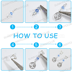 DIY Snowflake Earring Making Kits&nbsp;DIY-SC0032-83