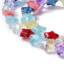 Transparent Glass Beads Strand&nbsp;GLAA-F112-02B