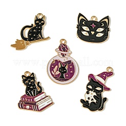 30Pcs 5 Styles Alloy Enamel Pendants&nbsp;FIND-CJ0002-73