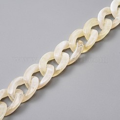 Plastic Curb Chain Bag Handles&nbsp;FIND-WH0045-47A
