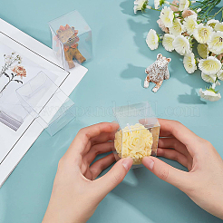40Pcs Rectangle Transparent Plastic PVC Box Gift Packaging&nbsp;CON-BC0002-21B