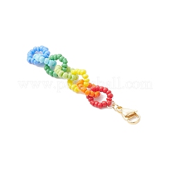 Glass Chain Pendant Decorations&nbsp;X1-HJEW-TA00358