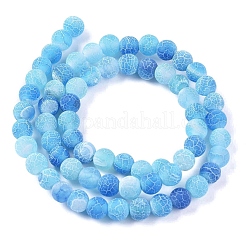Natural Weathered Agate Beads Strands&nbsp;G-L534-05-6mm