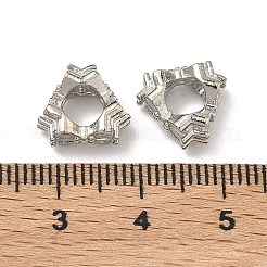 Bowknot Brass Micro Pave Clear Cubic Zirconia Beads&nbsp;KK-D228-04P
