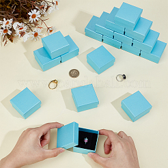 Square Cardboard Jewelry Storage Boxes&nbsp;CON-WH0115-35A
