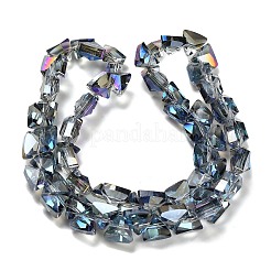 Electroplate Glass Beads Strands&nbsp;EGLA-P066-02A-HP04