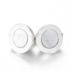 Brass Magnetic Clasps with Loops&nbsp;X-PALLOY-MC043-3S