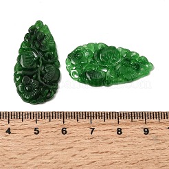 Natural Myanmar Jade Dyed Cabochons&nbsp;G-C283-04