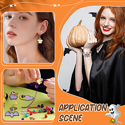 30Pcs 15 Styles Halloween Themed PVC Beads Sets&nbsp;PVC-ME0001-01