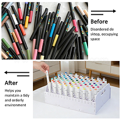 204 Holes PVC Pen Holder&nbsp;AJEW-PH0010-16A