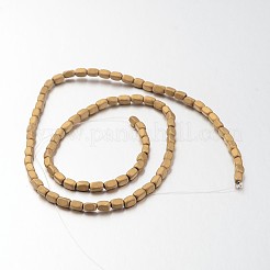 Electroplate Non-magnetic Synthetic Hematite Bead Strands&nbsp;G-F300-40B-F03