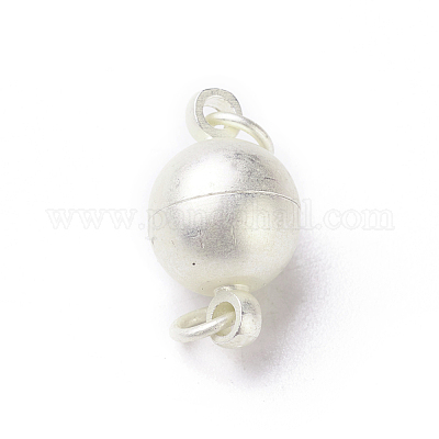 Brass Magnetic Clasps with Loops&nbsp;KK-E268-8mm-N-NR-1