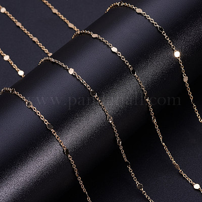 Brass Link Chains&nbsp;CHC-T007-02G-1