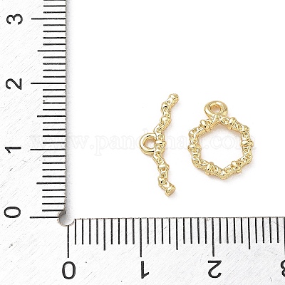 Brass Toggle Clasp&nbsp;KK-D289-53C-G-1