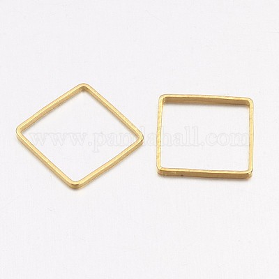 Square Brass Linking Rings&nbsp;EC03020mm-G-1