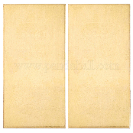 2Pcs Brass Sheet&nbsp;KK-SP0002-57B-1