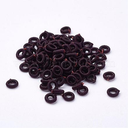 Polyester Weave Beads WOVE-N003-01-1
