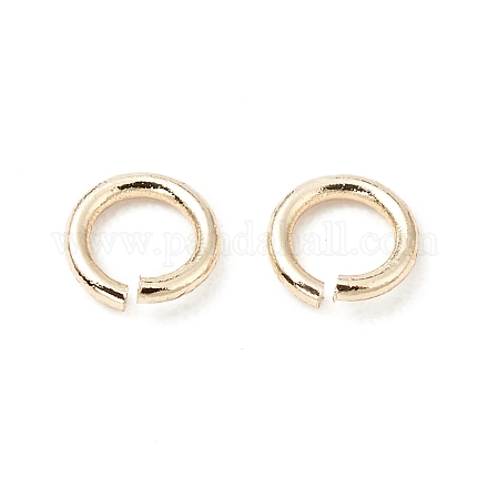 Brass Open Jump Rings X-KK-WH0060-01A-G-1