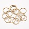 Brass Link Rings, Raw(Unplated), Nickel Free, about 14mm in diameter, 0.9mm thick, hole: 12mm