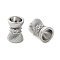 Brass Spacer Beads, Cadmium Free & Nickel Free & Lead Free, Column, Platinum, 9x7x7mm, Hole: 1.2mm