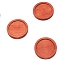 Natural Wood Cabochon Settings, Flat Round, Chocolate, Inner Diameter: 25mm
